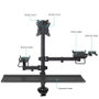 TooQ Soporte de Mesa para TPV y Dos Pantallas 17-32 pulgadas TQPM0003